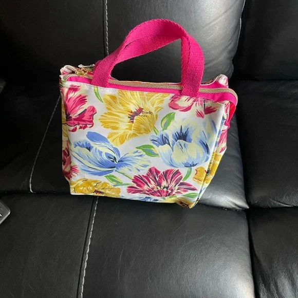 Kate Spade Pink and Yellow Floral Tote - Picture 2 of 4